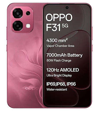 OPPO F31 5G Bloom Red 8GB|256GB