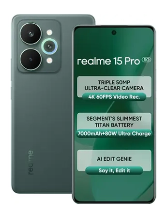 Realme 15 Pro 5G Velvet Green 8GB|256GB