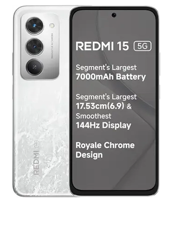 Redmi 15 5G Frosted White 8GB|256GB